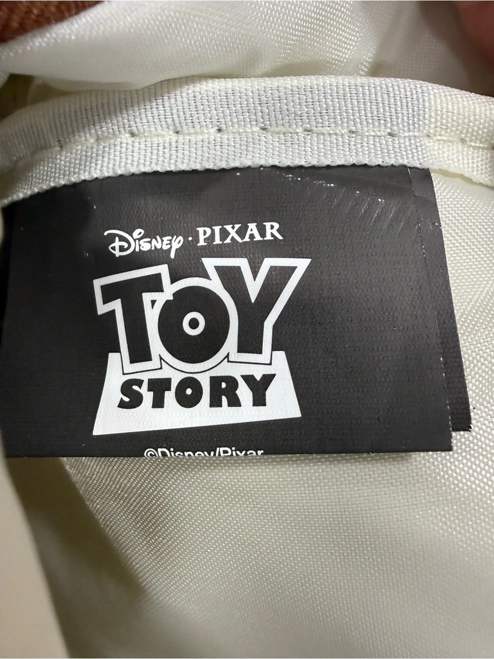 Toy Story Cream Kids Mini Backpack with Brown Trim